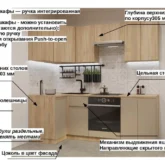 Кухня модульная угловая Дания Р03 фото 12