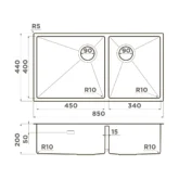 Taki 85-2-LB-U-IF Side in фото 12